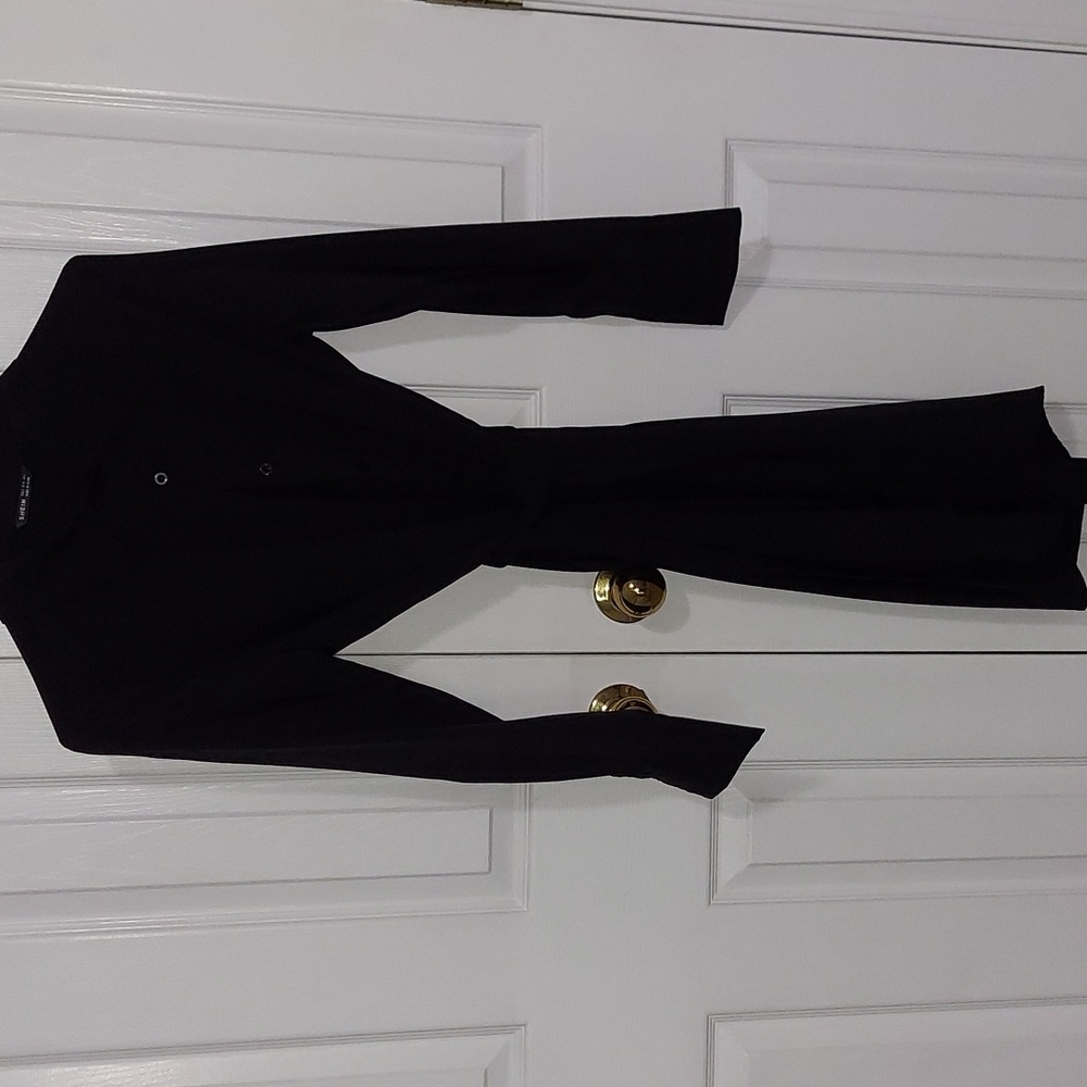 High Low Shirt Dress with tie belt
